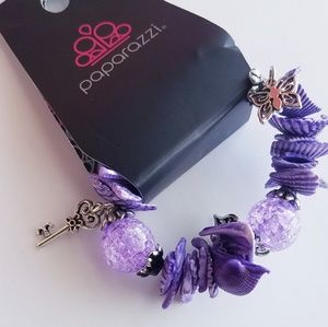 Starlet Shimmer Seashell Charm Bracelet